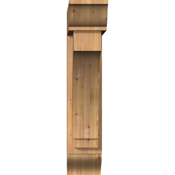 Imperial Traditional Smooth Bracket W/ Offset Brace, Western Red Cedar, 7 1/2W X 28D X 36H